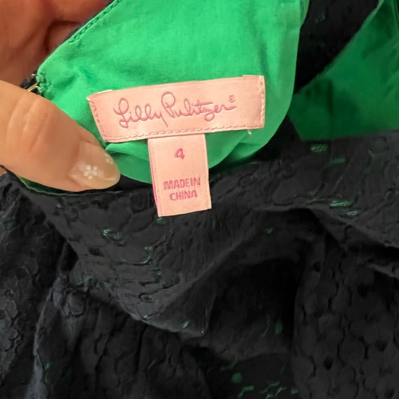 EUC Lilly Pulitzer Alicia Lace Dress sz 4 - Picture 3 of 3
